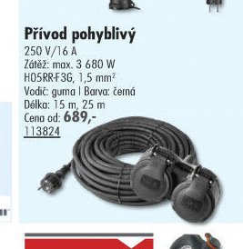 Přívod pohyblivý