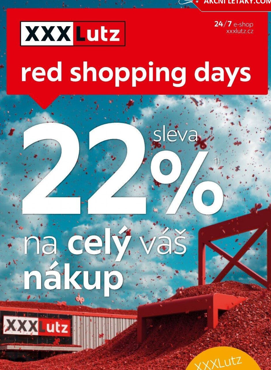XXXLutz sleva 22% na celý váš nákup