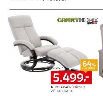 4 Relaxační křeslo s taburetem
