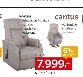 5 TV křeslo