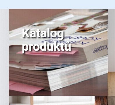Katalog produktů
