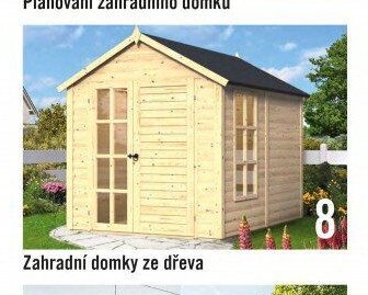Zahradní domky ze dřeva