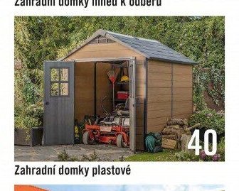 Zahradní domky plastové