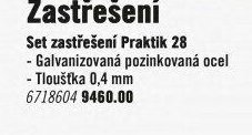 Set zastřešení Praktik 28