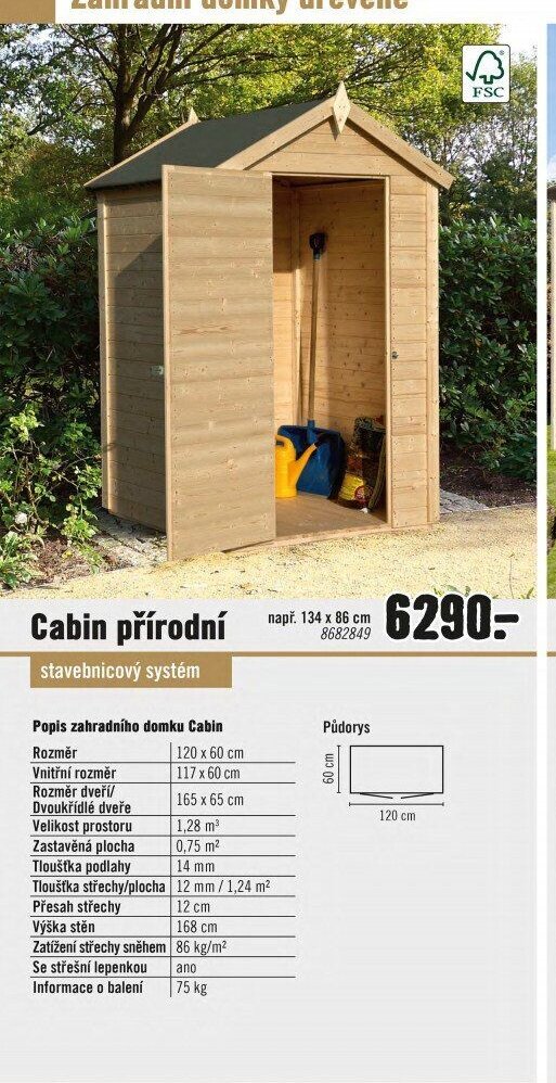 Cabin přírodní