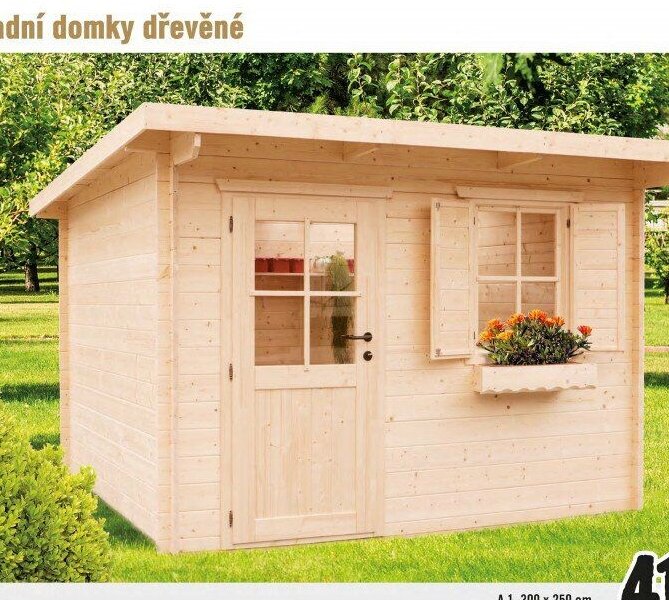 Zahradní domky dřevěné A 1