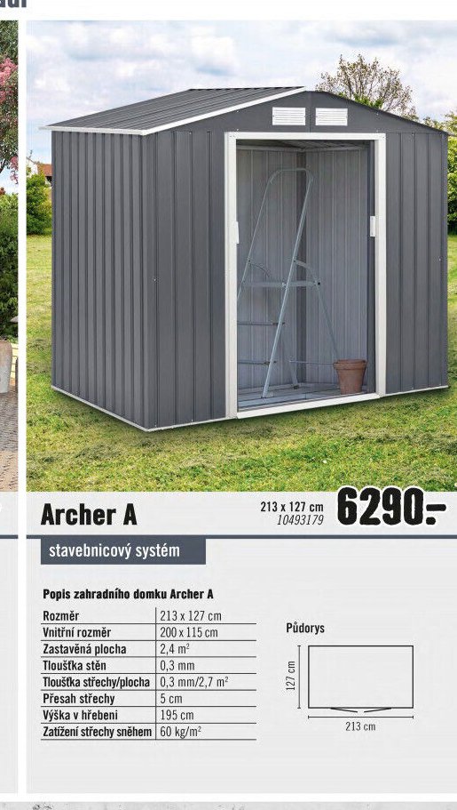 Zahradní domek Archer A