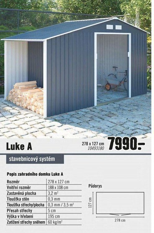 Zahradní domek Luke A