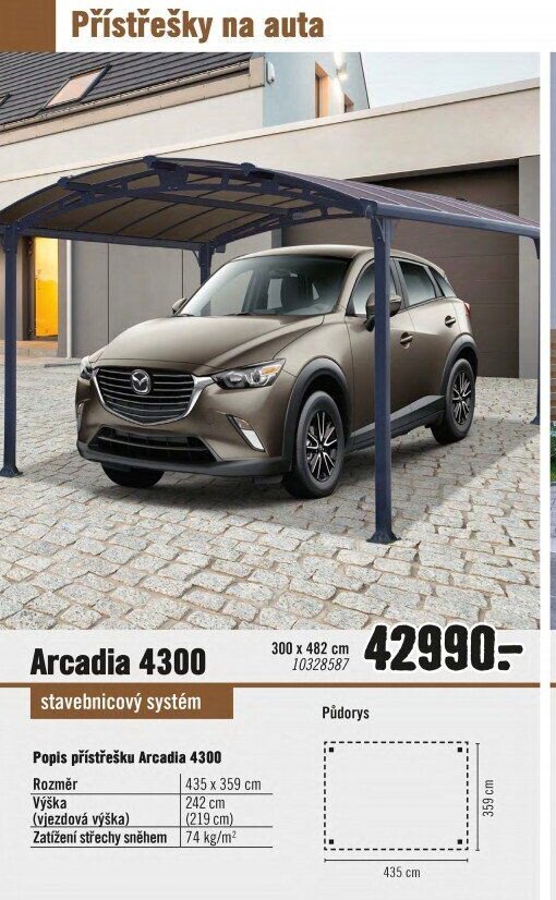 Arcadia 4300 stavebnicový systém