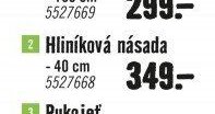 Hliníková násada 40 cm