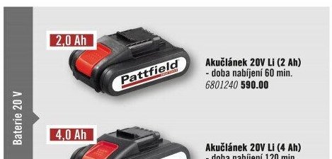 Akučlánek 20V Li (2 Ah)