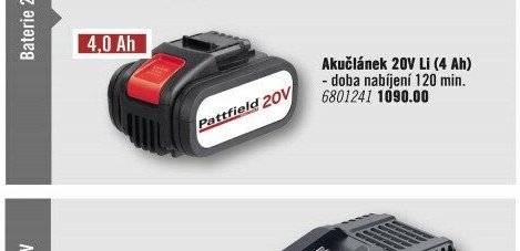 Akučlánek 20V Li (4 Ah)