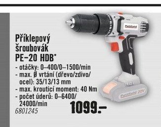 Příklepový šroubovák PE-20 HDB