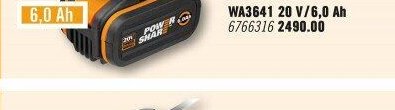 WA3641 20 V/6,0 Ah