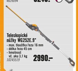 Teleskopické nůžky WG252E.9