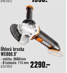 Úhlová bruska WX800.9