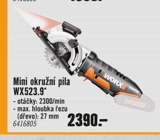 Mini okružní pila WX523.9