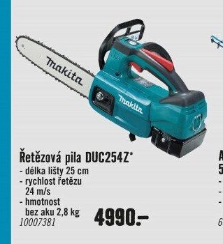 Řetězová pila DUC254Z