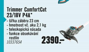 Trimmer ComfortCut 23/18V P4A