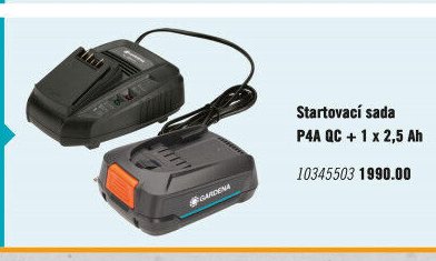 Startovací sada P4A QC + 1 x 2,5 Ah