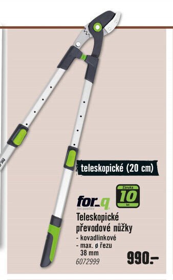 for_q Teleskopické převodové nůžky