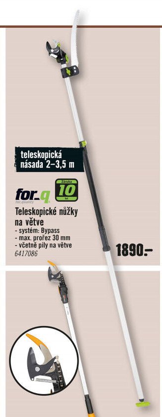 for_q Teleskopické nůžky na větve