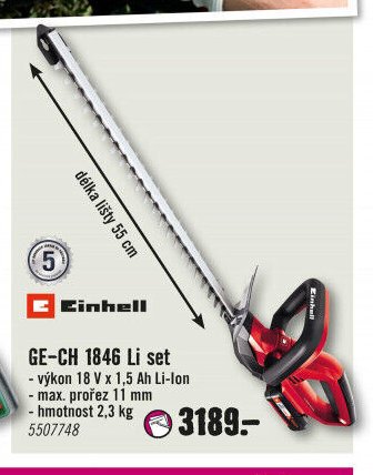 Einhell GE-CH 1846 Li set