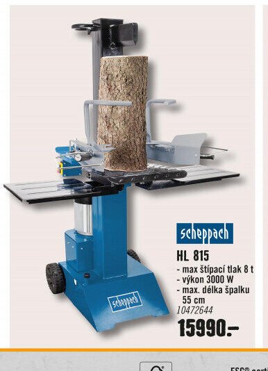 Hydraulický štípač HL 815
