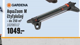 GARDENA AquaZoom M čtyřplošný