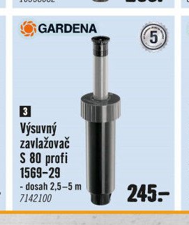 Výsuvný zavlažovač S 80 profi 1569-29