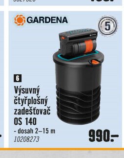 Výsuvný čtyřplošný zadešťovač OS 140