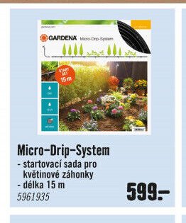 Micro-Drip-System startovací sada pro květinové záhonky
