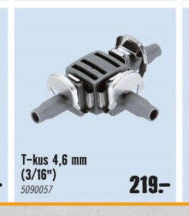 T-kus 4,6 mm (3/16