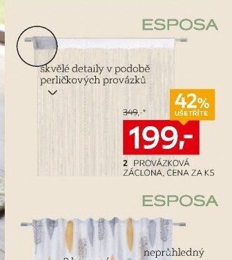 Provázková záclona