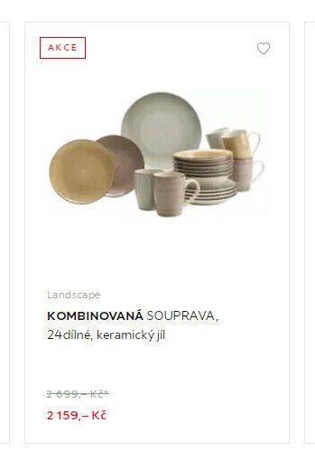 KOMBINOVANÁ SOUPRAVA, 24dílné, keramický jíl