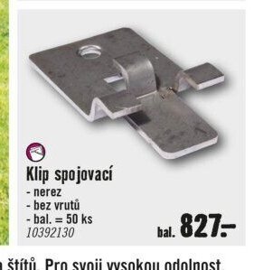 Klip spojovací
