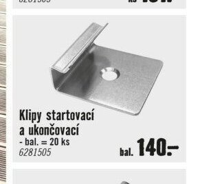 Klipy startovací a ukončovací