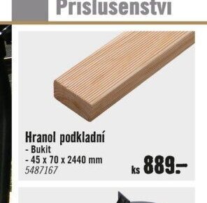 Hranol podkladní Bukit