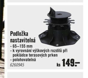 Podložka nastavitelná