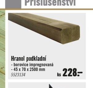 Hranol podkladní