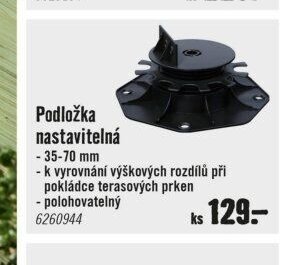 Podložka nastavitelná