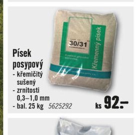 Písek posypový