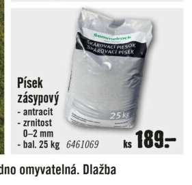 Písek zásypový