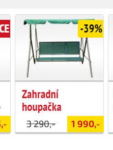 Zahradní houpačka
