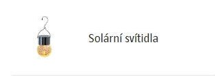Solární svítidla