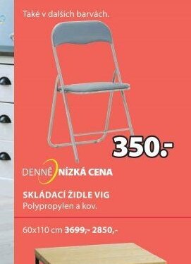 SKLÁDACÍ ŽIDLE VIG