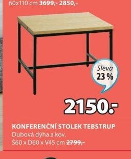 KONFERENČNÍ STOLEK TEBSTRUP