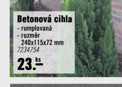 Betonová cihla