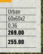 Urban 60x60x2