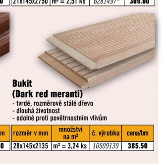 Bukit (Dark red meranti)